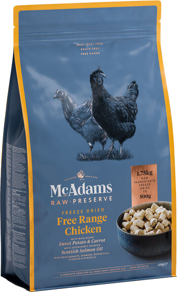 McAdams Freeze Dried Free Range Chicken